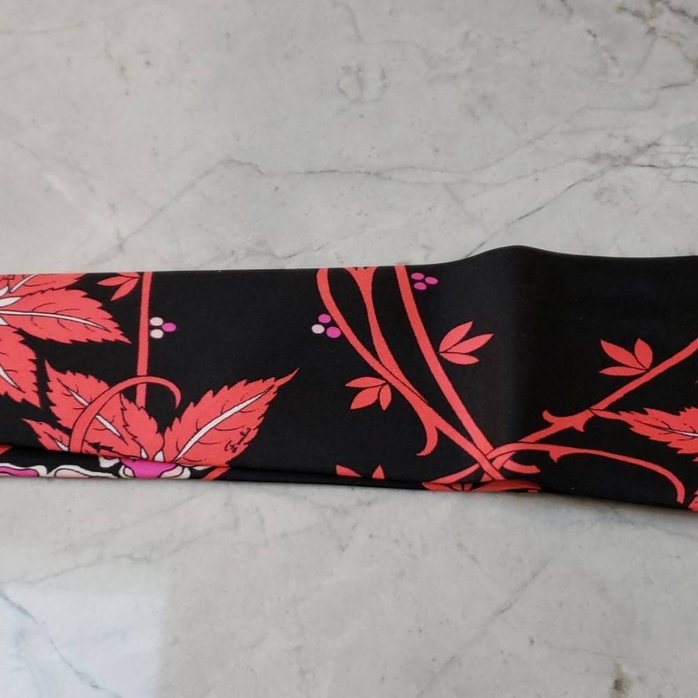 Host Pick ð¥Vintage Emilio Pucci Pink Floral Tie - Picture 3 of 6